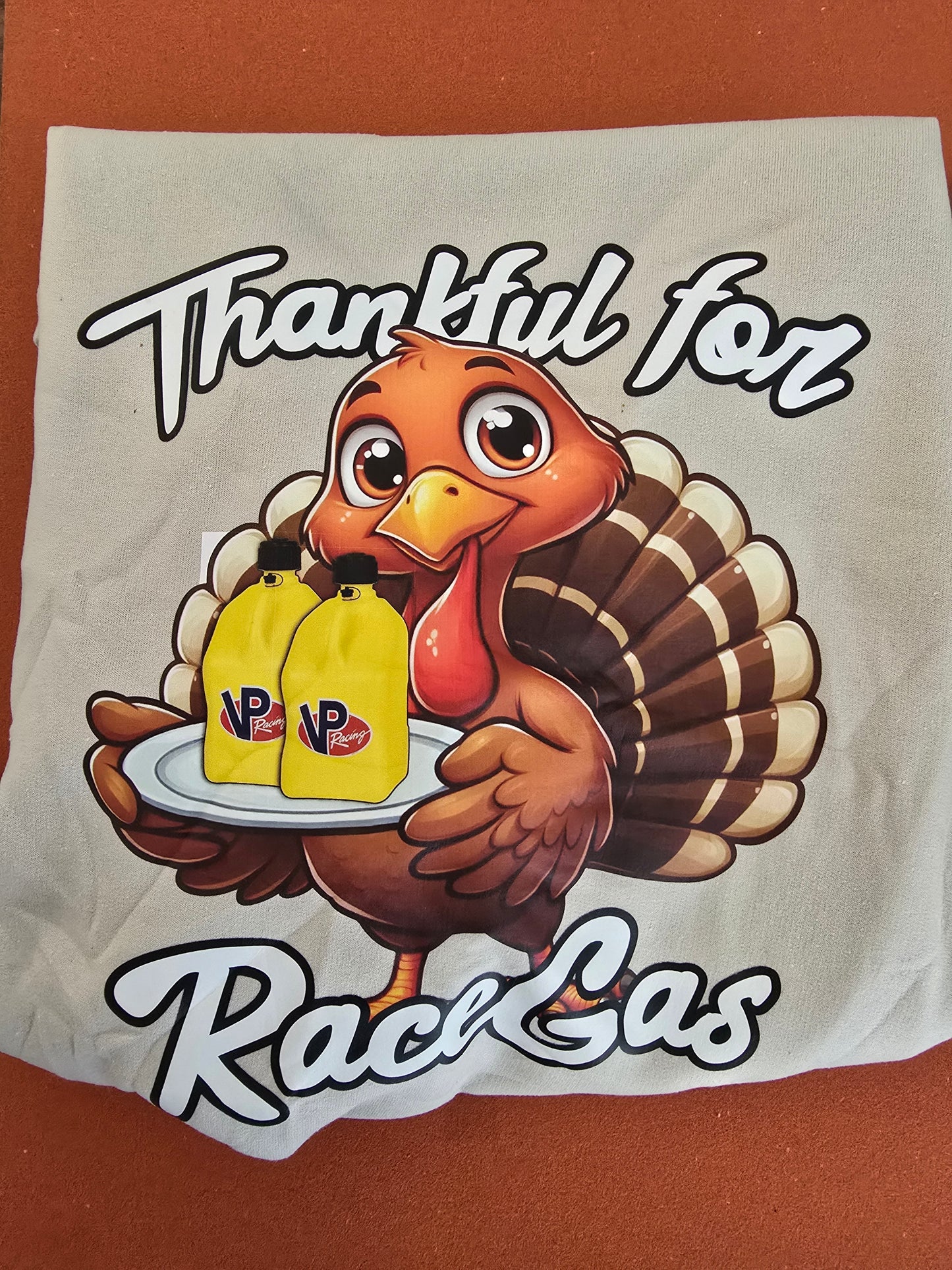 Thankful for race gas